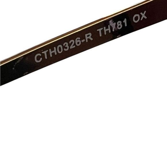 Tahari Oversized Cat Eye Black Gold Sunglasses Pink Ombre Fade main image 7